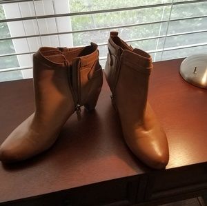 Leather shoe boots